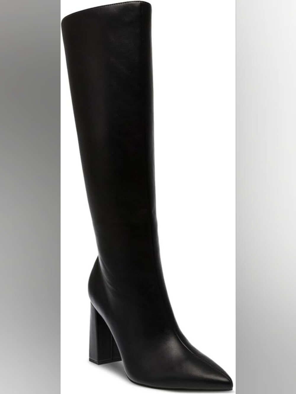 Wild Pair
Womens IslahWC Faux Leather Knee-High Boots Black 6.5 Wide Calf